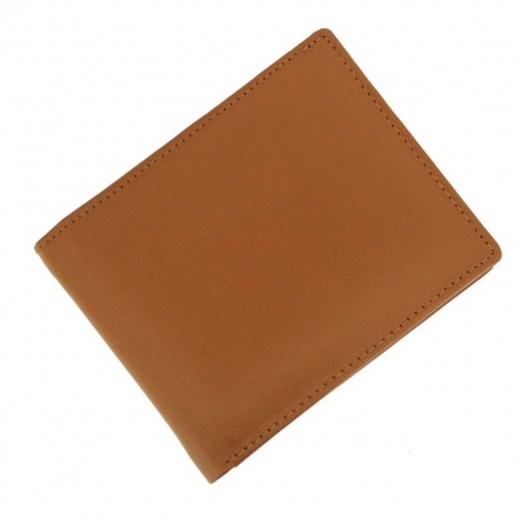 Visol Wilson Tan Leather Wallet