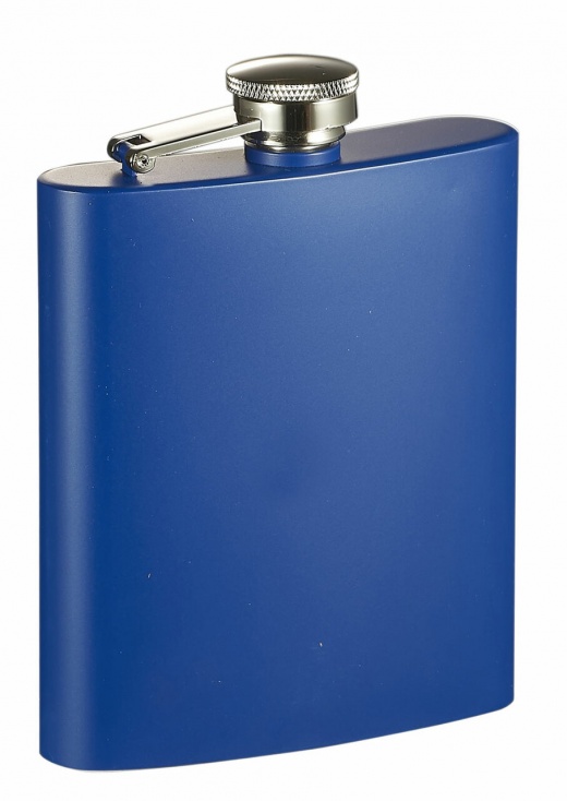 Visol 8 Oz Bluebird Matte Blue Liquor Flask