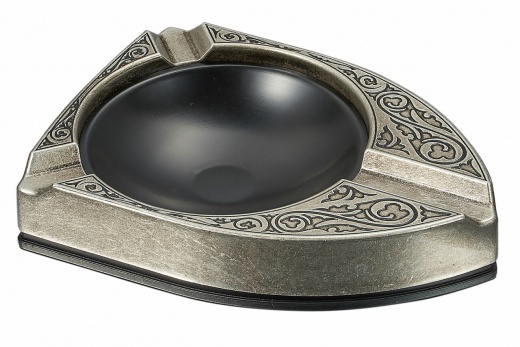 Visol Albion Matte Silver Cigar Ashtray