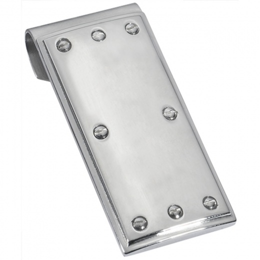 Visol Leo Polished Stainless Steel Engravable Money Clip