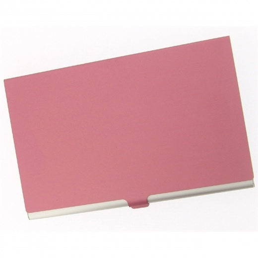 Red Cover Aluminum Business Card Case by Visol