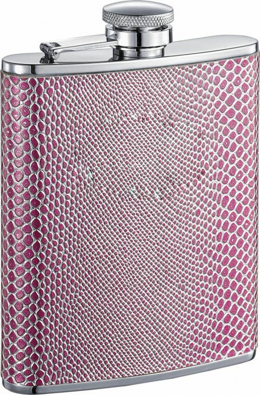 Visol Viper X Pink Snake Pattern Liquor Flask