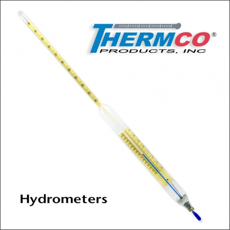 Api Precision Combined Form Hydrometer, Thermco