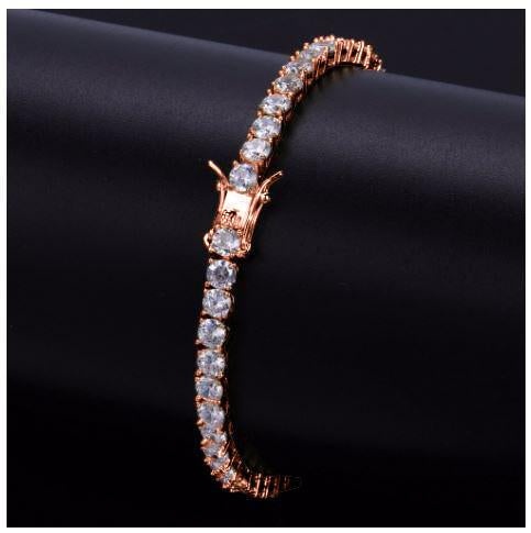 Nitens Steel Cz I Rose Gold Bracelet - Elevate Your Style with This Stunning Accessory