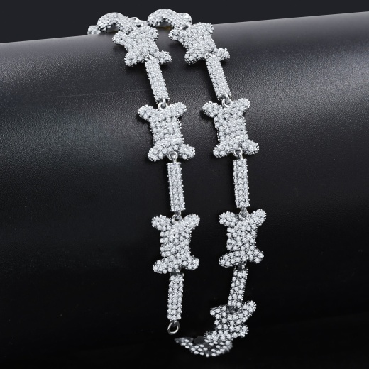 Angelical Brass 4Mm Cz Chain