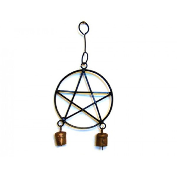 Pentacle Wind Chime 11"h