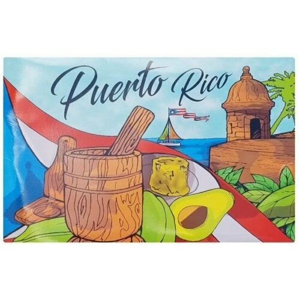 Puerto Rico Placemat : Pilon Mofongo