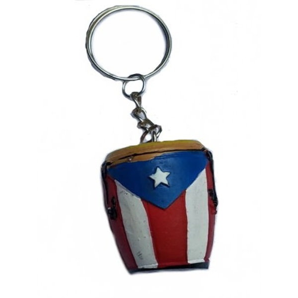 Conga Keychain Puerto Rico