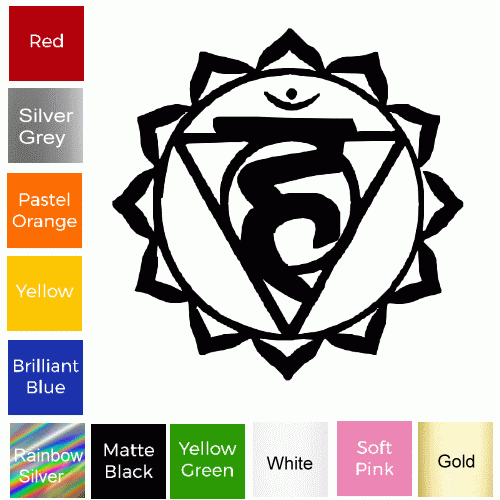 Trout Chakra Sticker #19