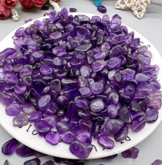 Amethyst Tumbled From India ( Small )