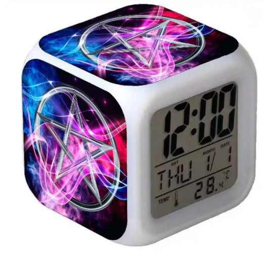 Digital Alarm Clock : Pentagram