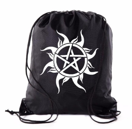 Drawstring Bag : Pentagram Sun