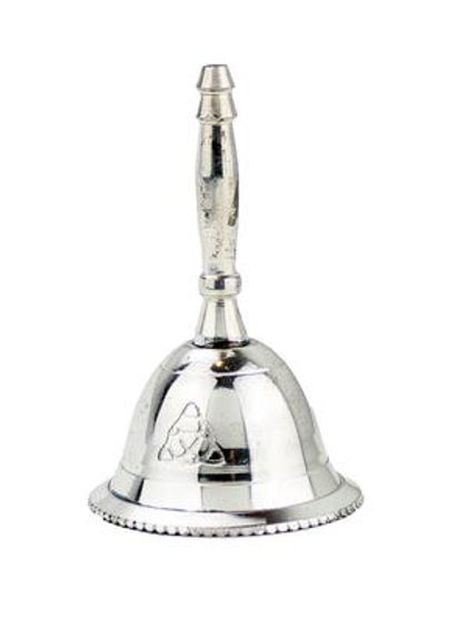 Silver Plated Altar Bell - Triquetra