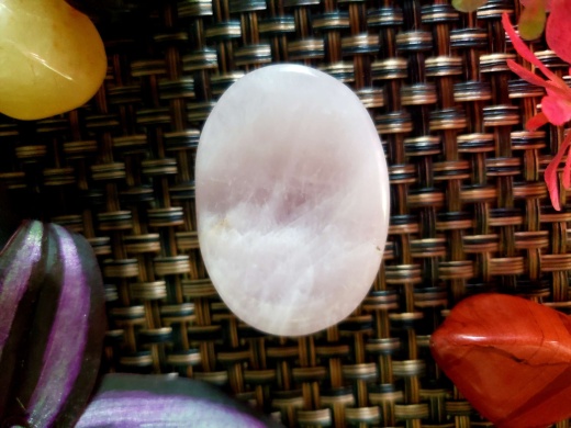 Rose Quartz Oval Worry Stone