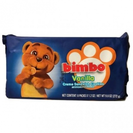 Galletas Bimbo De Vainilla - 8 Packs of Delicious Vanilla Biscuits