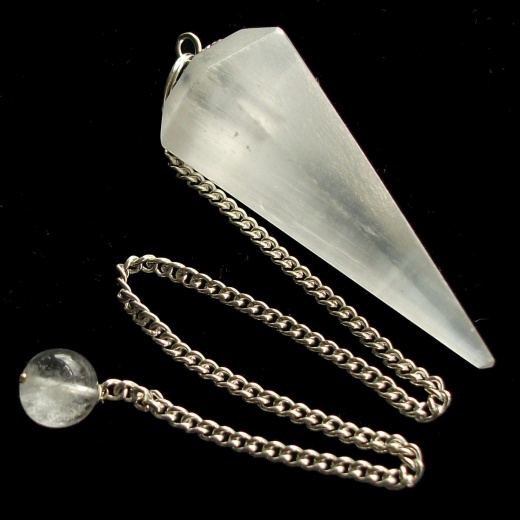 Selenite Pendulum for Cleansing and Clarity