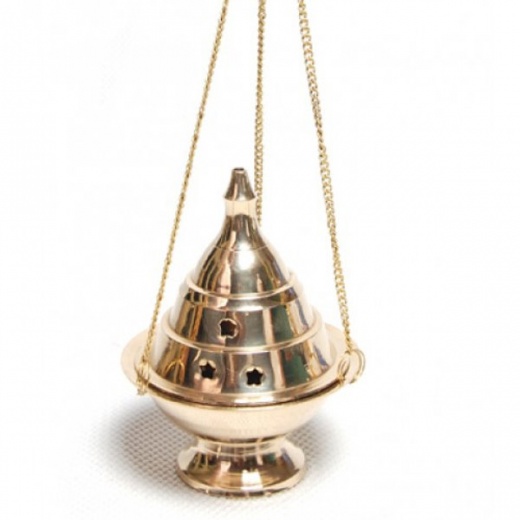 Brass Hanging Burner 5"h