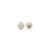7/16" White Wooden Bead, With 5/32" Hole