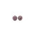 1/2" Purple Wooden Bead, With 5/32" Hole
