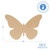Wood Butterfly Cutout Extra Large, 16" X 11"