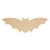 Wood Halloween Bat Cutout, Small 12" X 4"