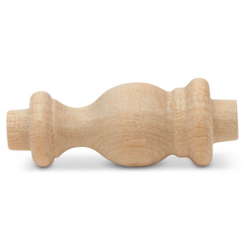 1-1/2" Spindle - Solid Birch Wood for Woodworking Projects