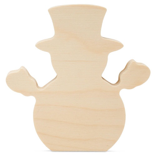 Chunky Snowman Cutout