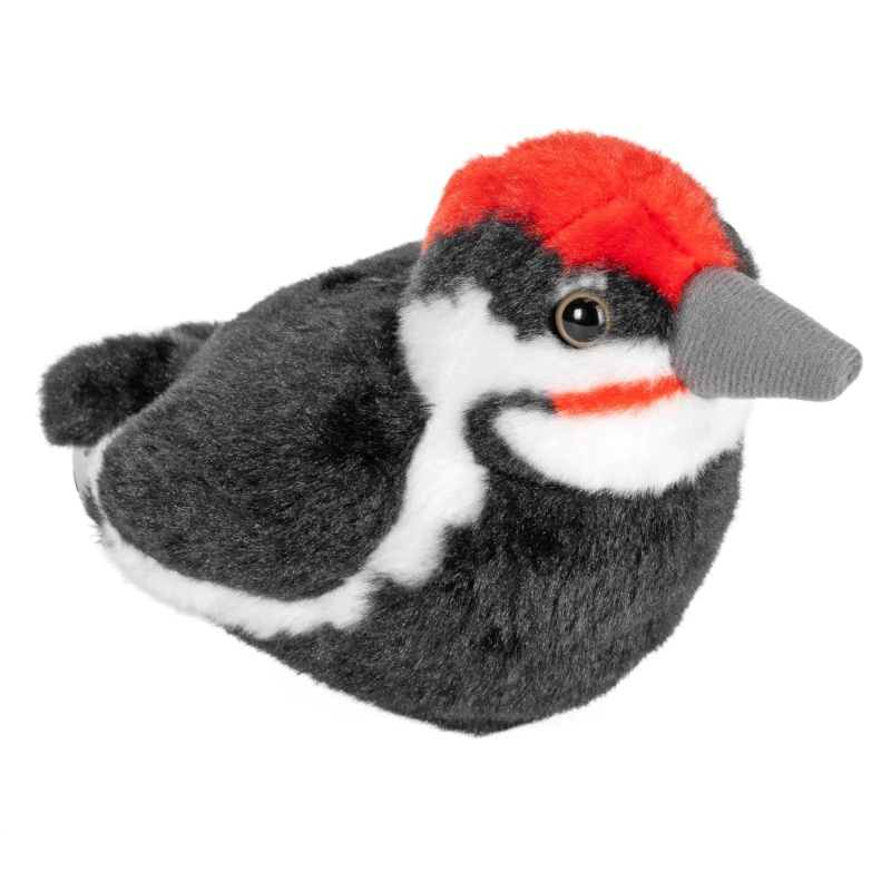 Audubon Birds Pileated Woodpecker Stuffed Animal - 5.5"