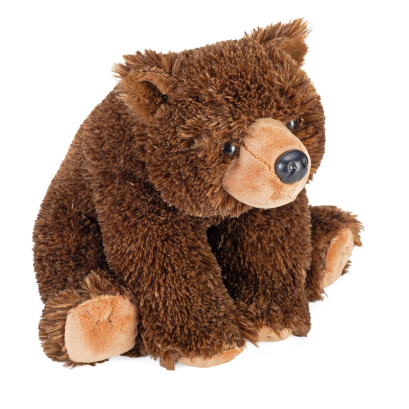 Cuddlekins Grizzly Bear Stuffed Animal - 12"