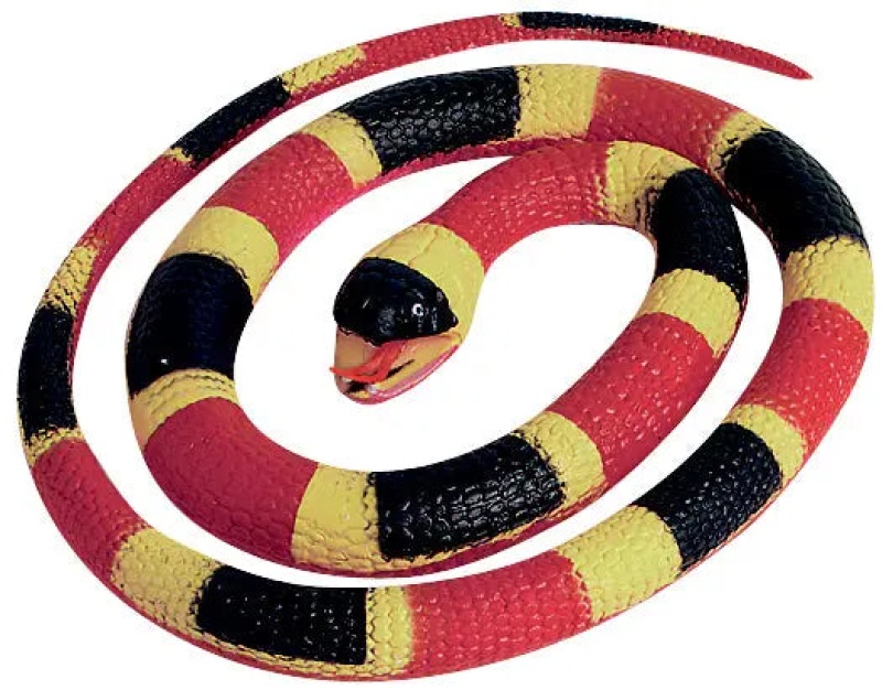 Rubber Snakes Coral Snake - 26"