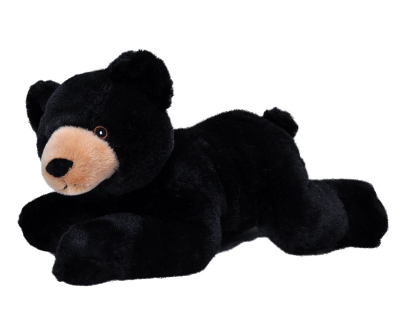 Ecokins Black Bear Stuffed Animal - 12"