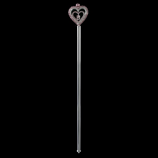 Silver Pink Quinceanera Scepter