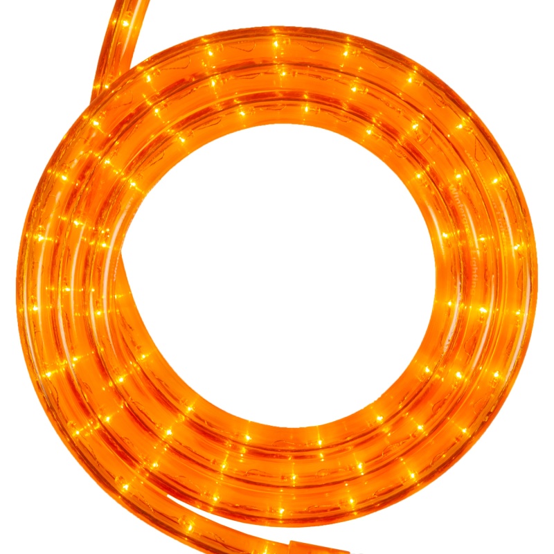 Orange Rope Light, 18 Ft