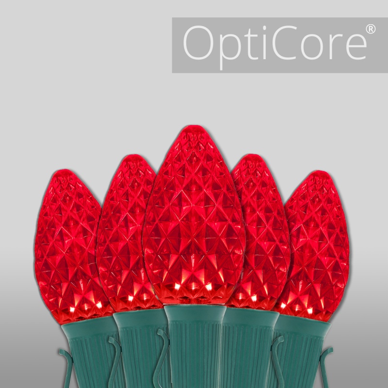 C7 Red Opticore® Commercial Led Christmas Lights