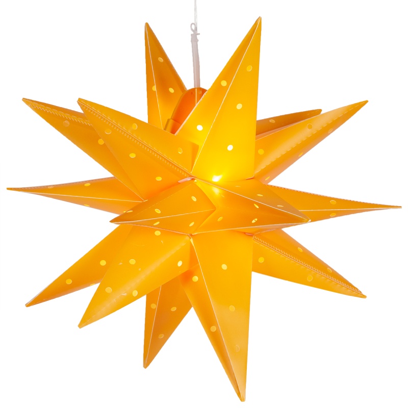 Yellow Aurora Superstars Moravian Star Light