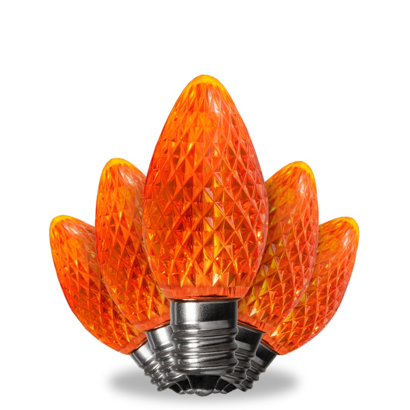 C7 Amber Kringle Traditions LED Bulbs