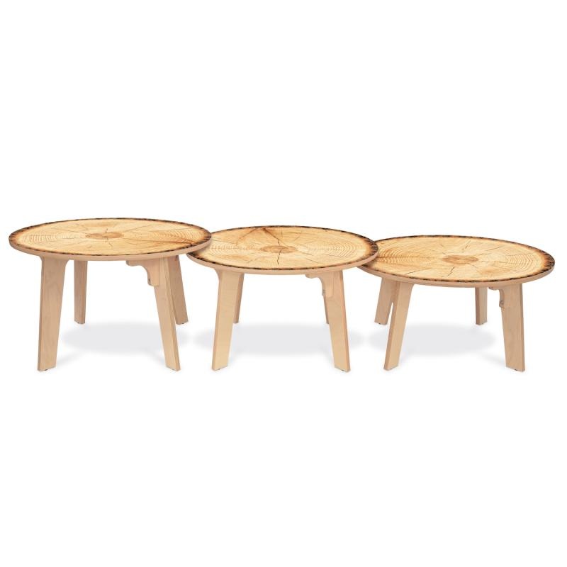 Nature View Live Edge Round Table 22h