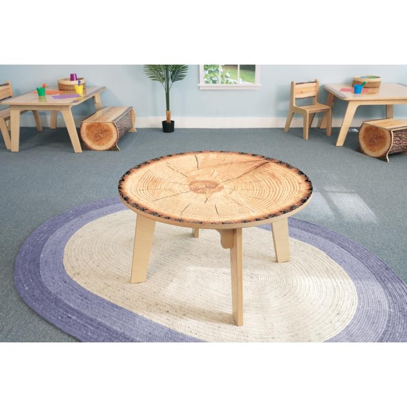 Nature View Live Edge Round Table 20h