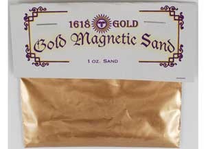 Gold Magnetic Sand (Lodestone Food) 1Oz - Empower Your Spells