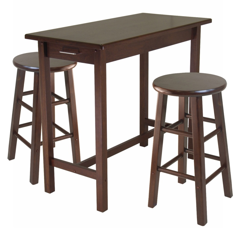 Sally Breakfast Table with 2 Round Counter Stools