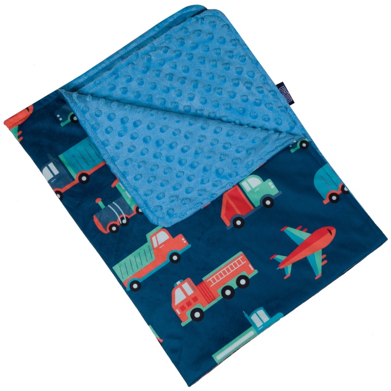 Transportation Plush Baby Blanket