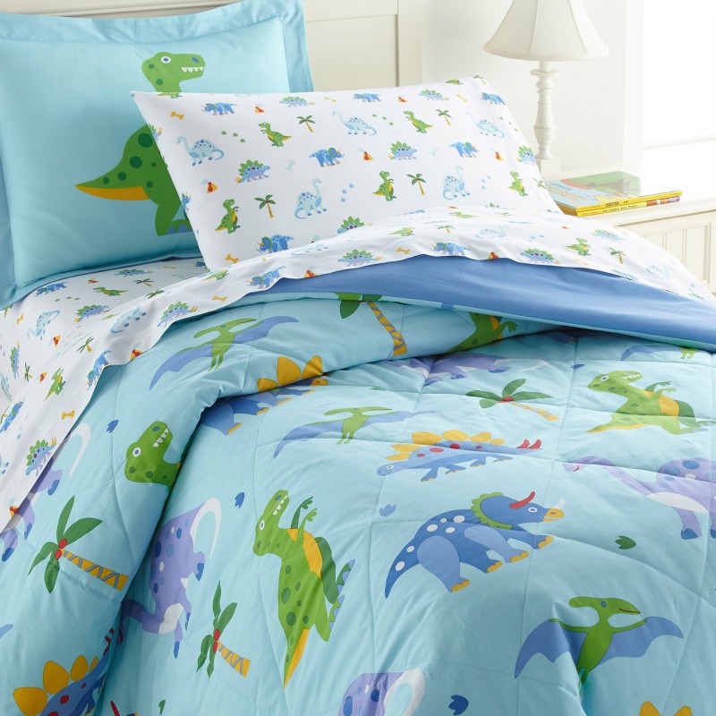 Dinosaur Land 5 Pc Cotton Bed In A Bag - Twin