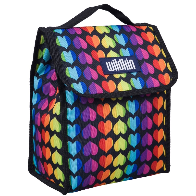 Rainbow Hearts Lunch Bag