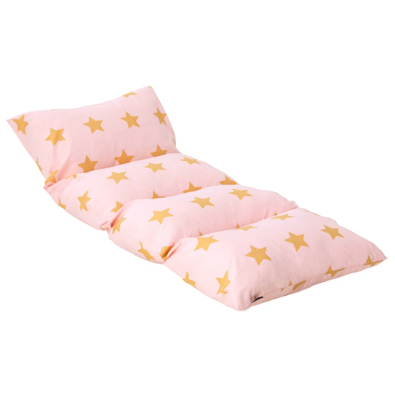 Pink And Gold Stars Pillow Lounger