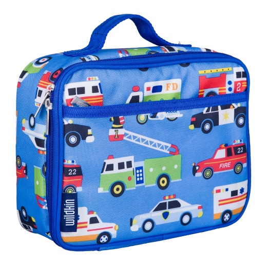 Wildkin Olive Kids Wild Animals Lunch Box - Green