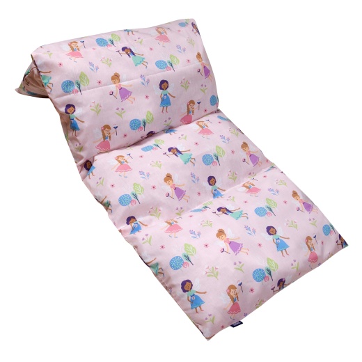 Wildkin Fairy Garden Pillow Lounger in Pink - Ultra-Comfy Lounger for Kids