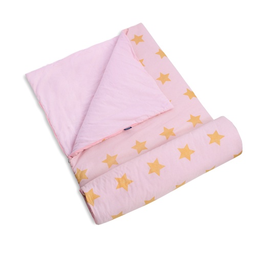 Pink And Gold Stars Original Sleeping Bag for Girls