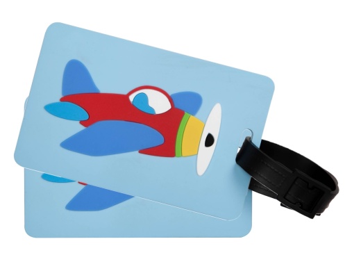 Wildkin Airplane Bag Tags (2 Pk) - Stylish Travel Accessories for Boys