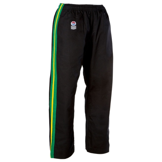 Proforce Sport Black With Green & Yellow Stripes Demo Pants