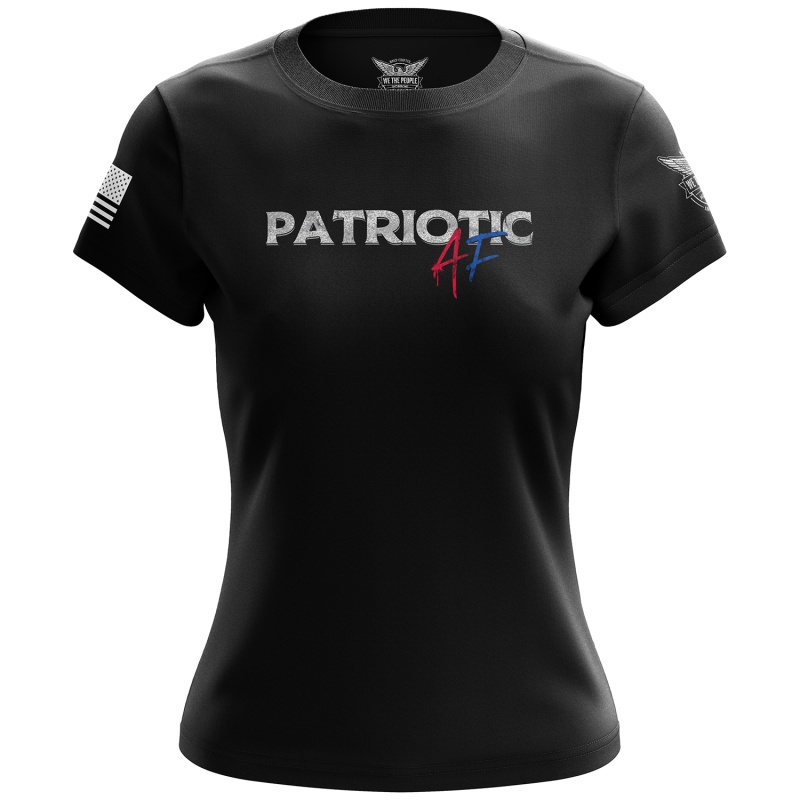 Patriotic Af Women's Short Sleeve Shirt